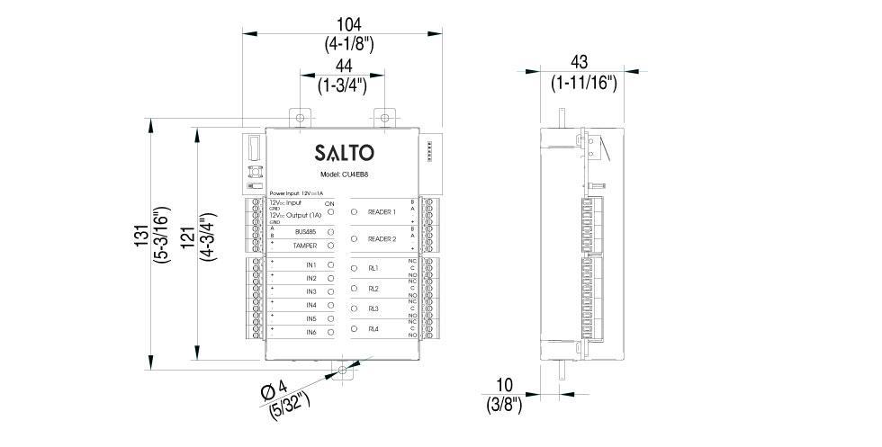 SALTO EXPANSION BOARD - CU4EB8