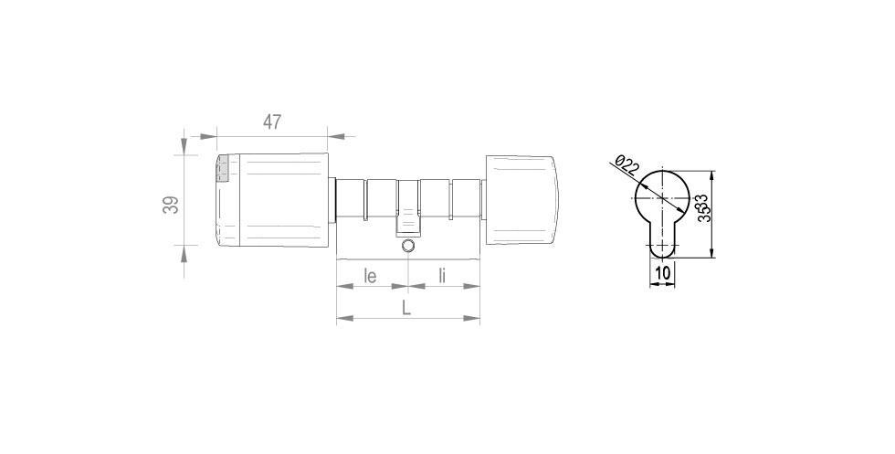 SALTO Neo - Swiss Cylinder