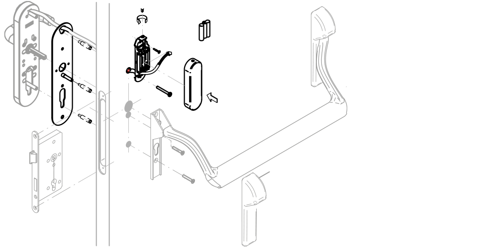 XS4 Panic Bars - Adaptor Kit