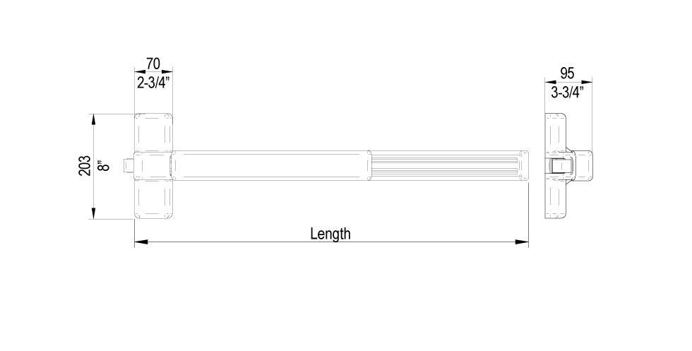 XS4 PBF 110 - Panic Bar